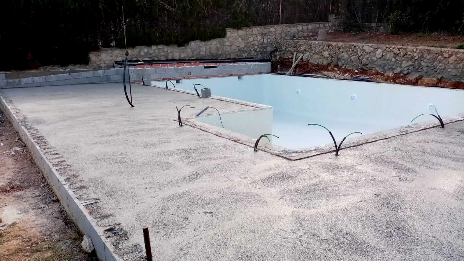 Construcción de una piscina en Valencia